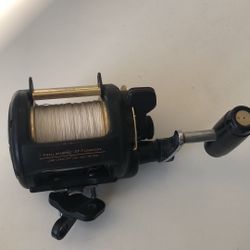 Shimano TLD 2 SPEED 50 L.R.S BIG GAME Fishing Reel wirh Clamp & SPECTRA Line-GREAT for TUNA!! 
