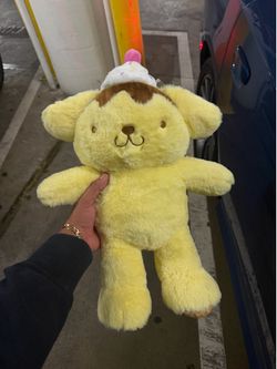 Hello Kitty Build A Bear Banana split Pompompurin LA Exclusive Sanrio New