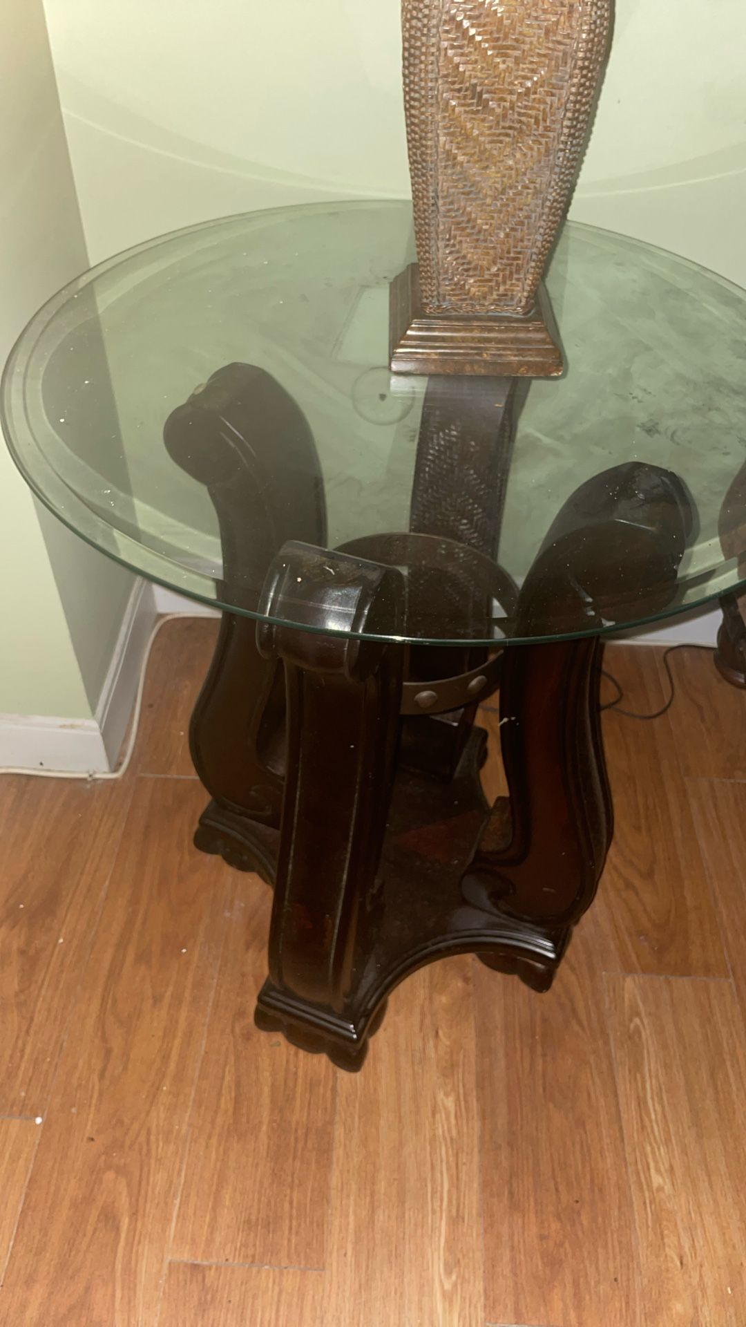 Table With Glass On Top