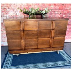 Antique MCM Dresser Solid Wood Beautiful Solid Wood Excellent Condition