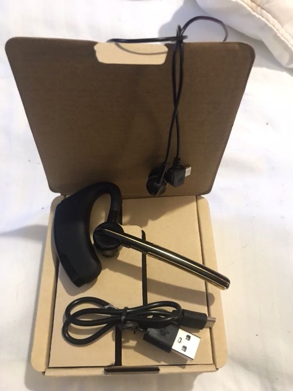 Lymoc Bluetooth Headset with earphone extension