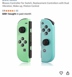 Rkxoce Nintendo Switch Replacement Controller Pair