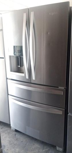 Whirlpool 4 Door Stainless Steel Refrigerator Fridge

