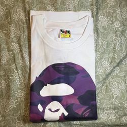 BAPE T Purple Camo, L