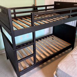 IKEA NORDDAL Bunk bed frame for children - Black