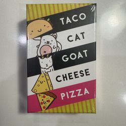 Taco Cat Goat Cheese Pizza Game (news, in wraps)