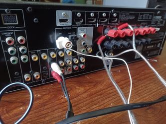 YAMAHA RX-V567 7.1 HDMI AV RECEIVER, 7.1 SONY DAYTON SPEAKERS SYSTEM $1000 FINAL PRICE READ DESCRIPTION