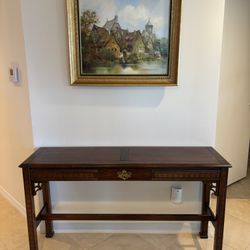 Wood Entry Table