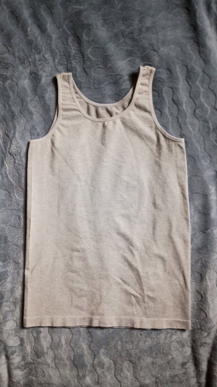 Grey Invisible Seam Tank Top