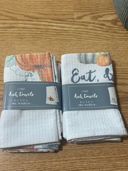 2 Set of Dish Towels (2 counts each)