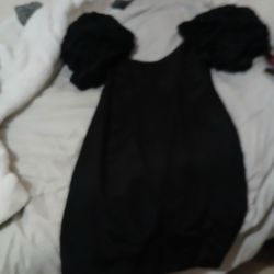 Black Silk Cocktail Dress