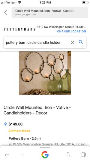 Pottery Barn Candle Holder For Sale In Portland Or Offerup