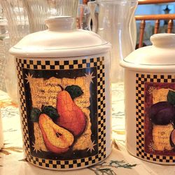 Harvest Fair Canister Set 