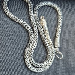 foxtail sterling silver chain.