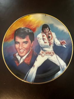 Elvis commemorative plates