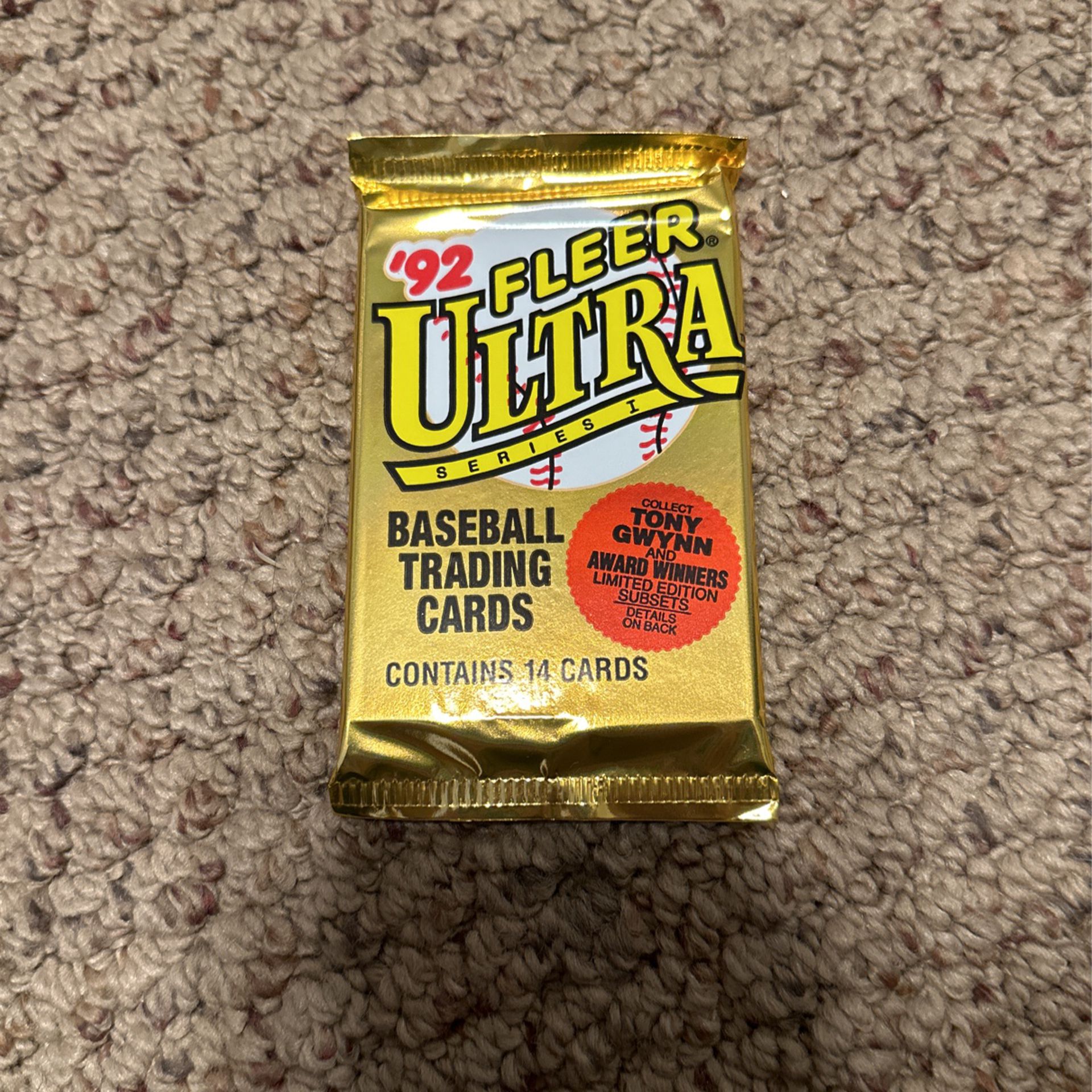1992 Fleer Ultra Series 1 Baseball Trading Cards 