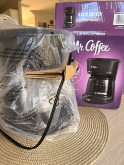 NEW Mr. Coffee 5-Cup Programmable Coffee Maker