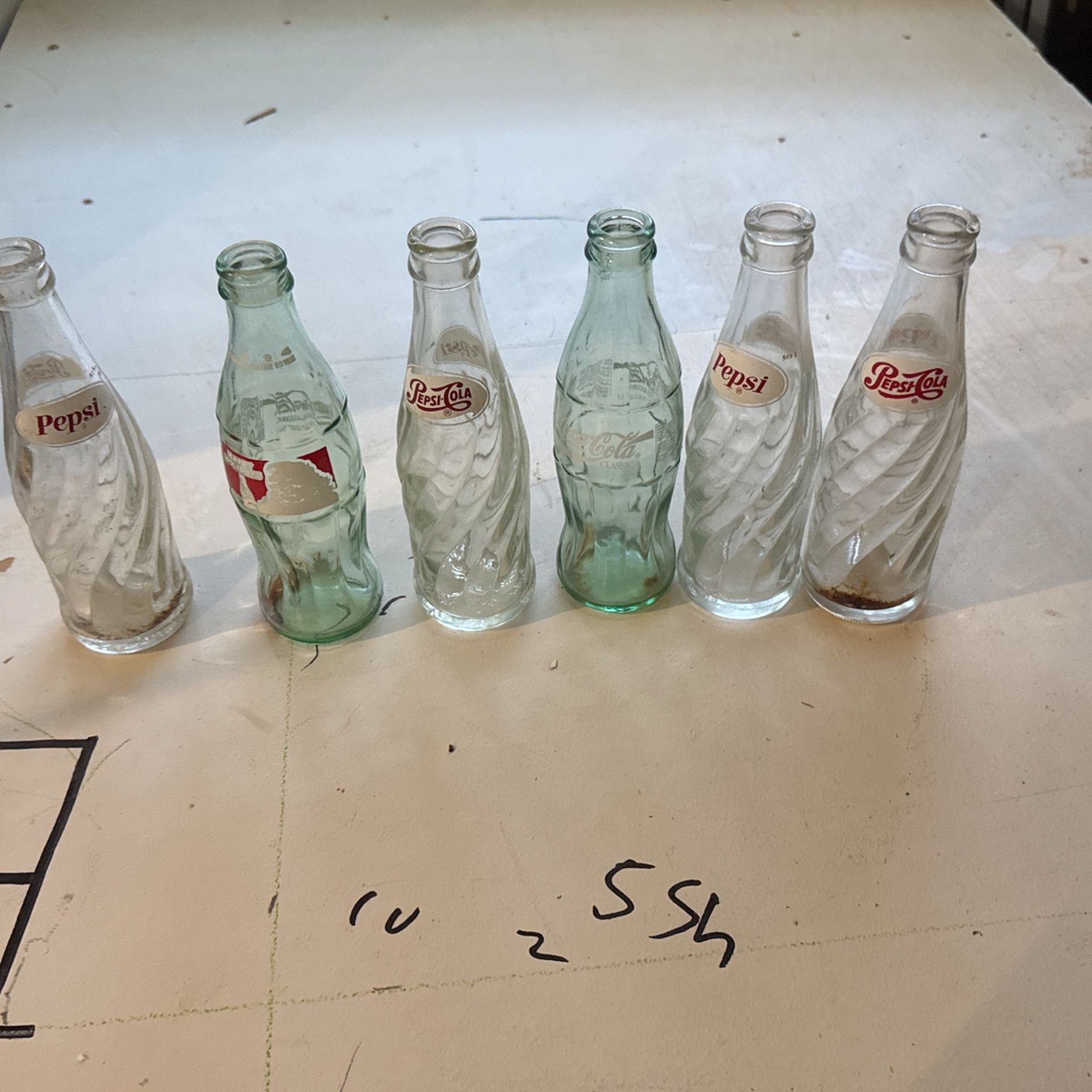 Old PepsiCo’s And Coca-Cola Bottles