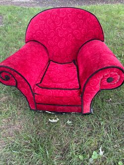 1999 Vintage Blues Clues Thinking Chair Kid Size Red ViaCom