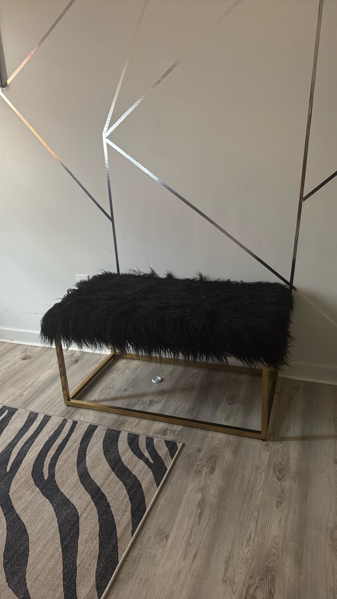 Modern Fur Bench