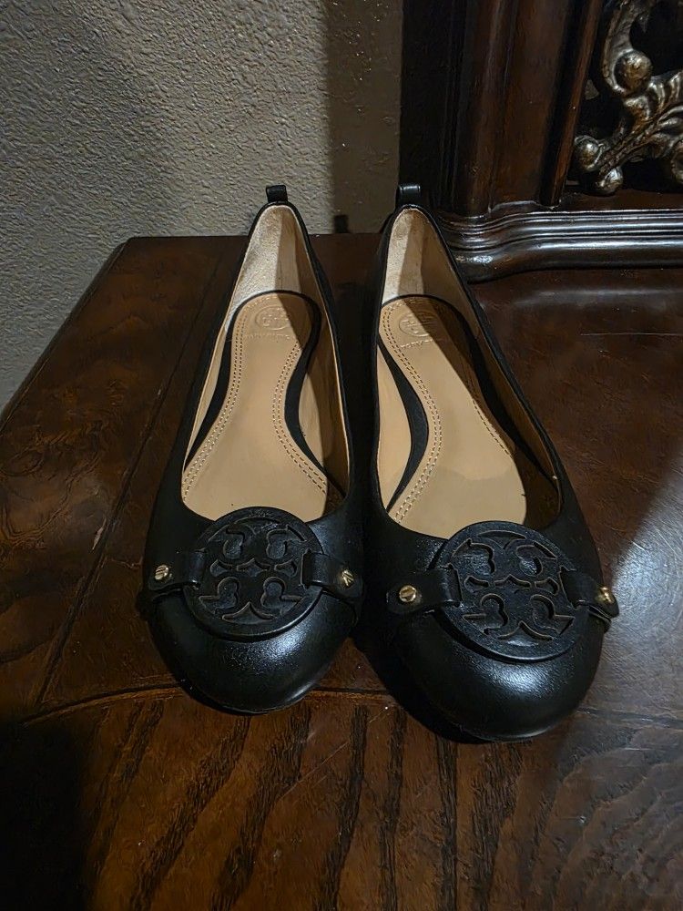 Black Tory Burch Flats