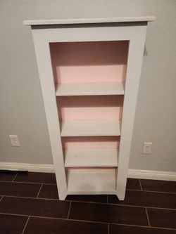 Little White Book Case