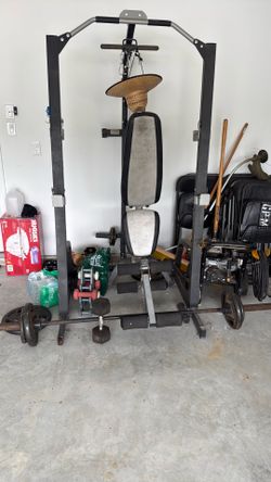 Bench with bar