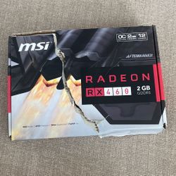 MSI RADEON RX 460 2GB OC edition ( brand New) 