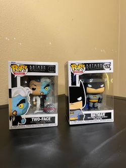 The Batman And Two Face Funko Pop