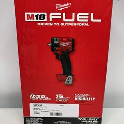 MILWAUKEE 2854-20 M18 FUEL GEN-3 18V Brushless 3/8” Impact Wrench