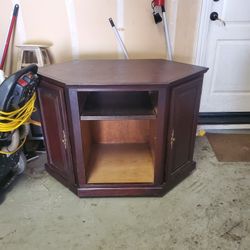 Rolling Tv Stand W Storage 