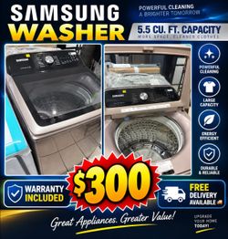Washer Samsung 🔥 APPLIANCE BLOWOUT SALE RGV LOW PRICES!