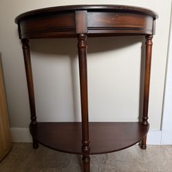 Walnut Console Table 