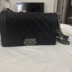 Chanel Flap Boy Bag Black Crossbody Bag