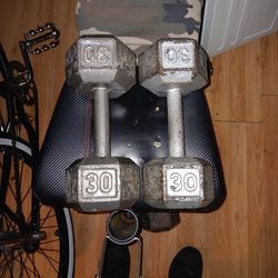 Weights For Sale 2 30 Lb Dumb Bells