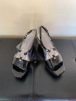 New Franco Sarto open toe wedge SZ 7