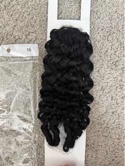 New Burmese Curly Crochet Human Hair 16 inch