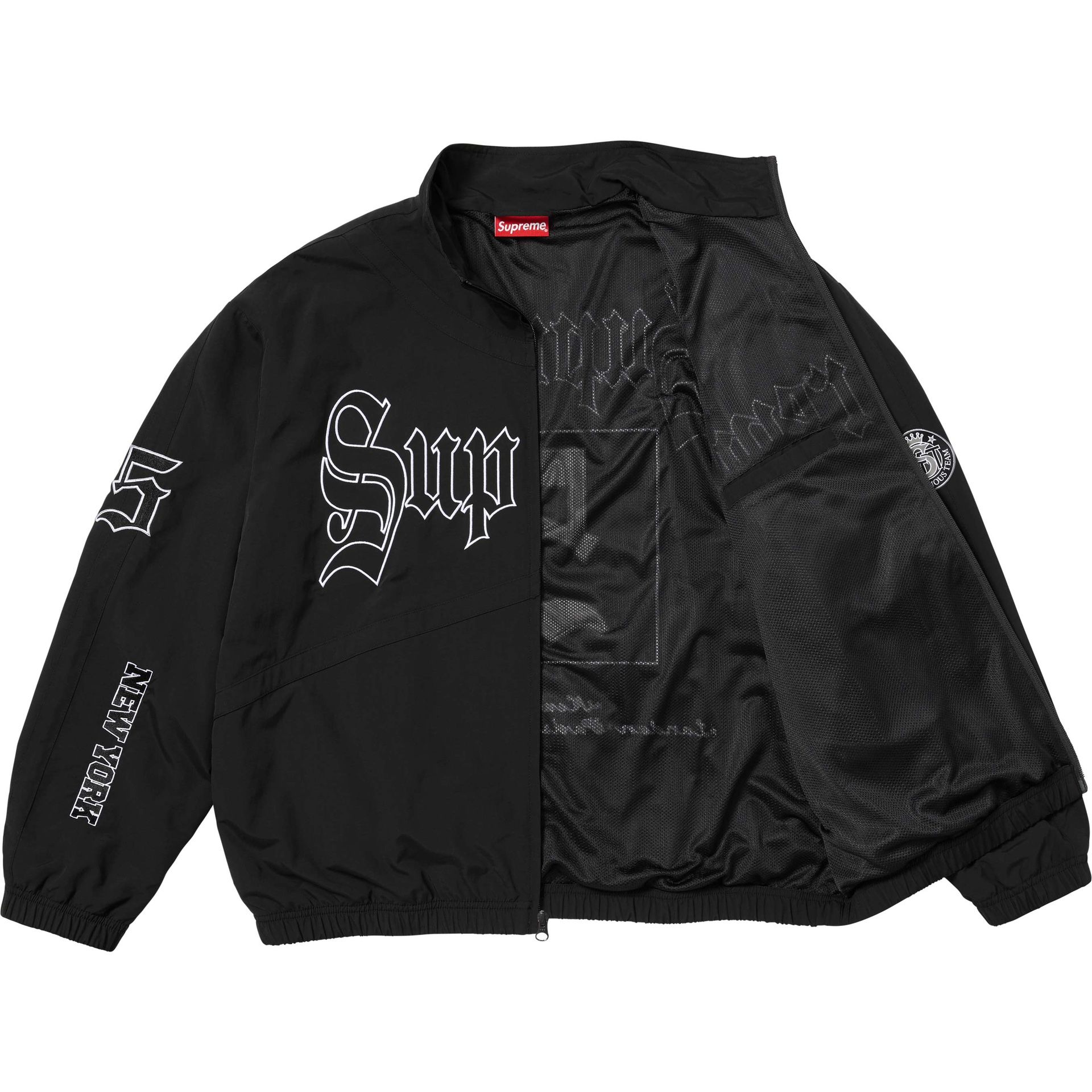 Supreme Old English Track Jacket Size Large