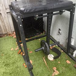 Reverse Hyper Bench with 70 pound of weight