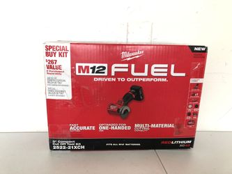 Milwaukee M12 FUEL 12-Volt 3 in. Lithium-Ion Brushless Cordless Cut Off Saw Kit with One 4.0 Ah Battery Charger and Bag