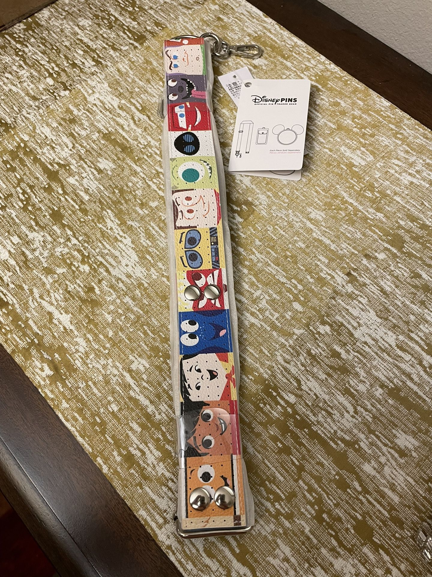 Disney Pixar Pin Trading Strap Multicolor