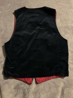 Women velvet vest small