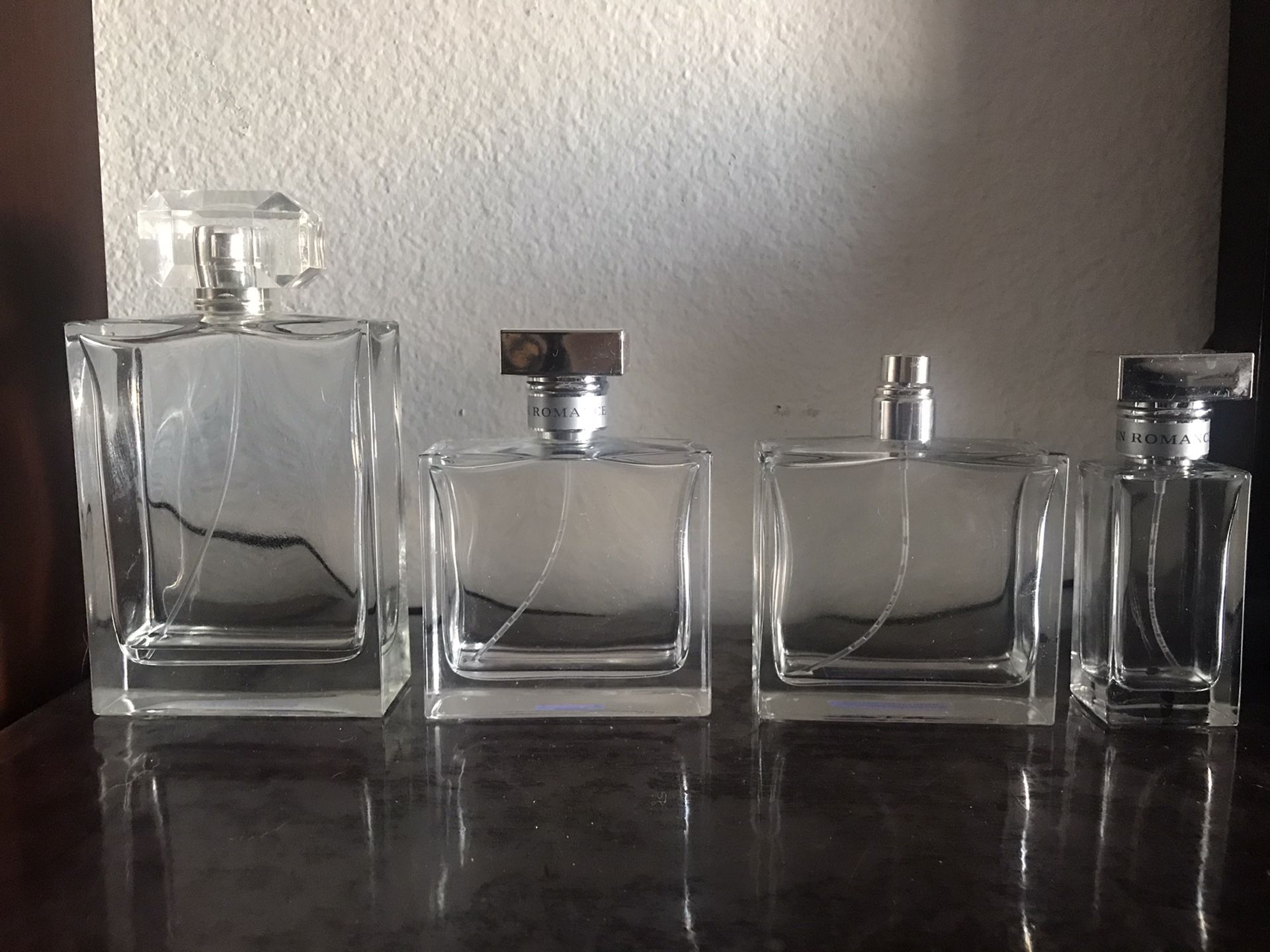 EMPTY perfume bottles