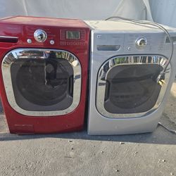 Lg Washer And Dryer Set Electric 