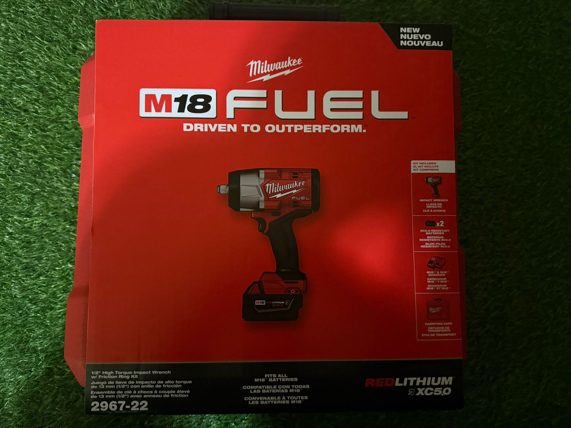 Milwaukee M18 1/2” Impact Wrench Kit