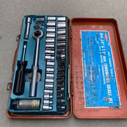 Mark I// 40-PC COMBINATION SOCKET SET / Vintage: HOT FORGED TOOLS 🧰 