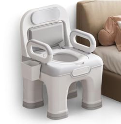 Akimbaby Bedside Commode W/ Soft Seat 