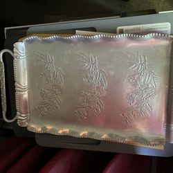 Aluminum Serving tray with Handles