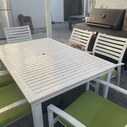Patio Outdoor Table  6 Chairs 
