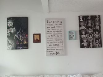 5 pc. Marilyn Monroe Pictures